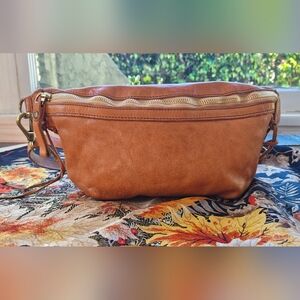 Campomaggi Leather Crossbody Belt Bag - Tan